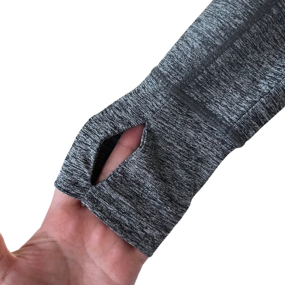 Athleta Baja Heather Grey Zip Hoodie Size XSP - Picture 7 of 10